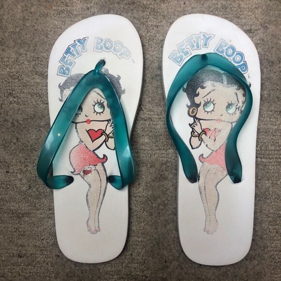 Vintage Betty Boop Flip Flops | Early 90’s | size 7/8 US - Picture 1 of 3